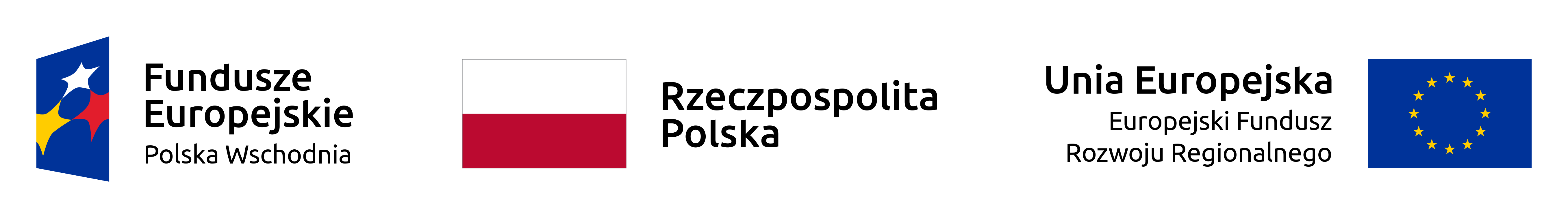 Logotypy Funduszy Europejskich, Rzeczpospolitej Polskiej oraz Unii Europejskiej